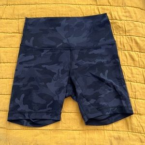 Lululemon Camo Bike Shorts